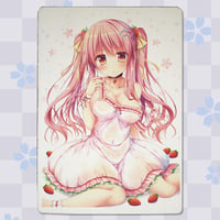 【書き下ろし＆ノベルティカード付き】「わたがしゆい」九谷焼アートパネル（スタンド付き）