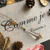 pendentif goutte porte-bonheur
