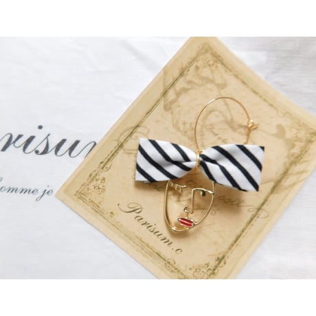 Paris Jenne / turban rayé(ストライプターバン)