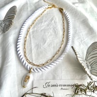 corde de soie collier/シルクロープネックレス