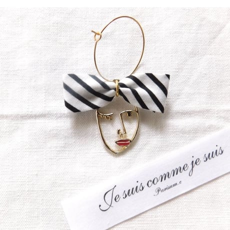 Paris Jenne / turban rayé(ストライプターバン)