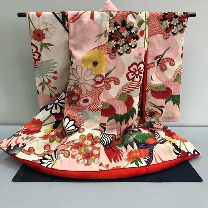 ミニチュア 着物 衣桁付き