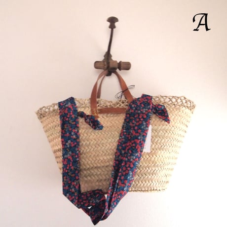Souk Souk マルシェバッグ　withショルダー　レース　L