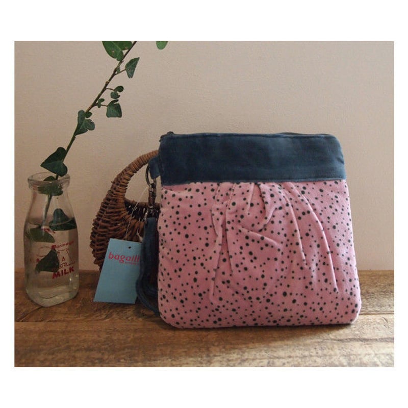 Bagaille バガイユ ポーチ Dots M pink | ALCHEMIST