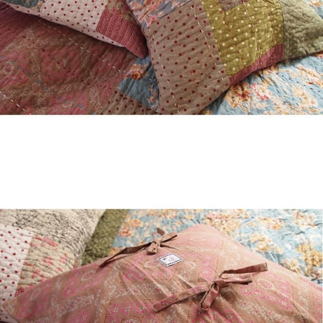 en fil d'Indienne オンフィルダンディエンヌ クッションカバー Jaipur Hiver 45x45【中材なし】