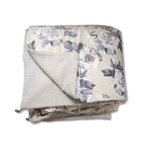 en fil d'Indienne マルチキルトカバー Anemone　ecru  160x160