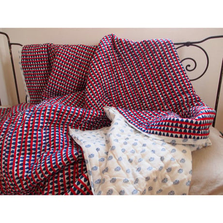Le petit Lucas プチルカ single quilt 150X220 Triangles