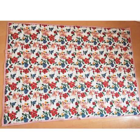 Le petit Lucas プチルカ baby quilt 105x140 brazilian flower