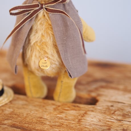 ciel étoilé  オリジナル teddybear with clothes mustard