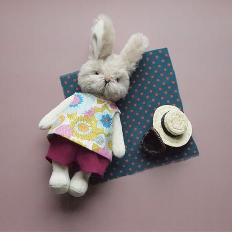 ciel étoilé  オリジナル rabbit 洋服付き  brown