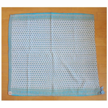 Jeanette farrier baby kantha ジャネットファリア ベビーカンタ light blue