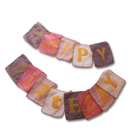 Numero74 ヌメロ74 appyBirthday Garland ハッピーバースデーガーランド pink