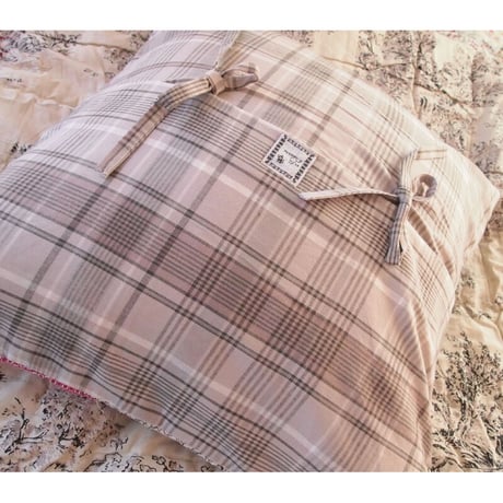 en fil d'Indienne オンフィルダンディエンヌ クッションカバー Pondichery Rose 45x45 【中材なし】