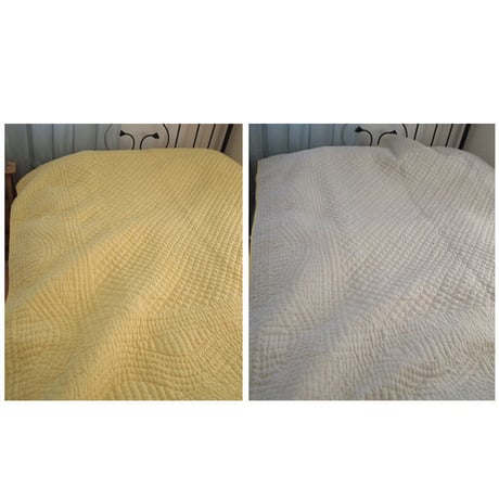 en fil d'Indienne オンフィルダンディエンヌ マルチキルトカバー Basic yellow 160x160
