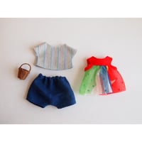ciel étoilé オリジナル人形用 お洋服 red