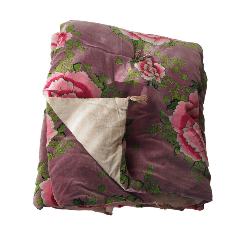 bagaille バガイユ キルト PIVOINE Deep purple 100x190