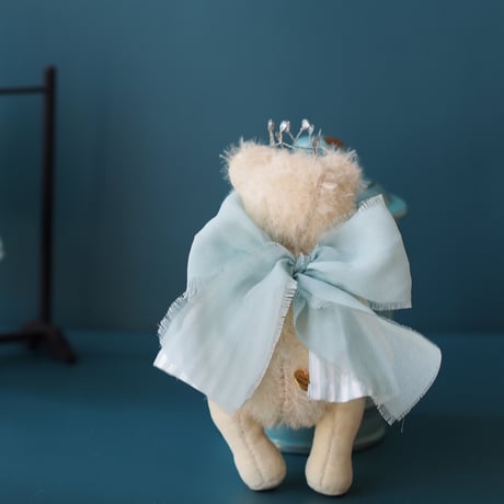 ciel étoilé  オリジナル teddybear with clothes white