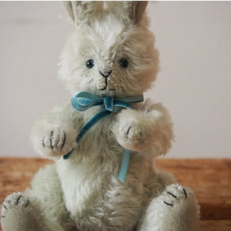 ciel étoilé  オリジナル Standard size teddy rabbit blue