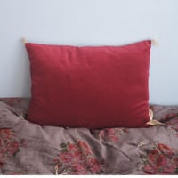 bagaille バガイユ クッションカバー velour red 45x55 中材なし
