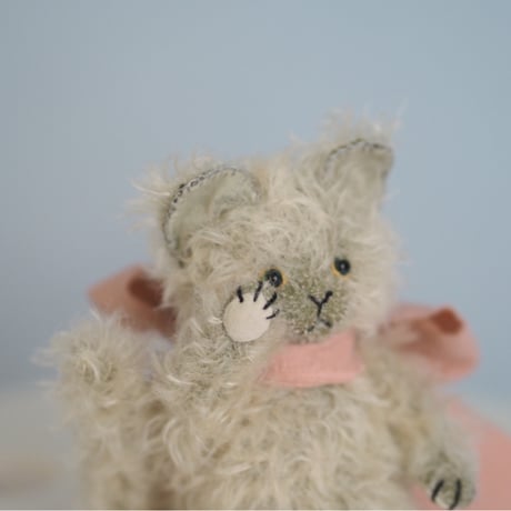 ciel étoilé  オリジナル Standard size teddy cat silver