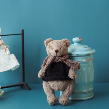 ciel étoilé  オリジナル teddybear with clothes khaki