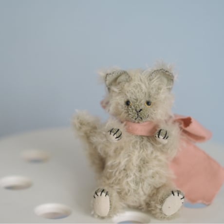 ciel étoilé  オリジナル Standard size teddy cat silver