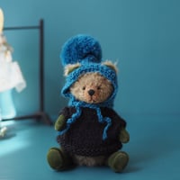 ciel étoilé  オリジナル teddybear with clothes green