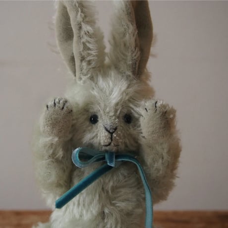 ciel étoilé  オリジナル Standard size teddy rabbit blue