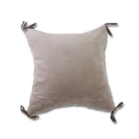 【ネコポス対応可】/en fil d'Indienne クッションカバー Vague Beige type2 45x45【中材なし】