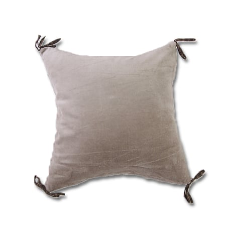 【ネコポス対応可】/en fil d'Indienne クッションカバー Vague Beige type2 45x45【中材なし】