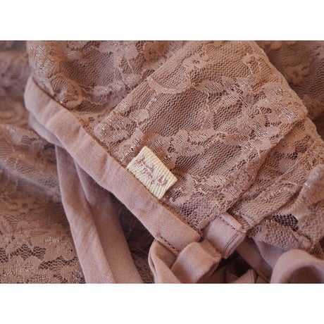 Numero74 ヌメロ74  gathered curtain lace flower ギャザーレースカーテン dusty pink