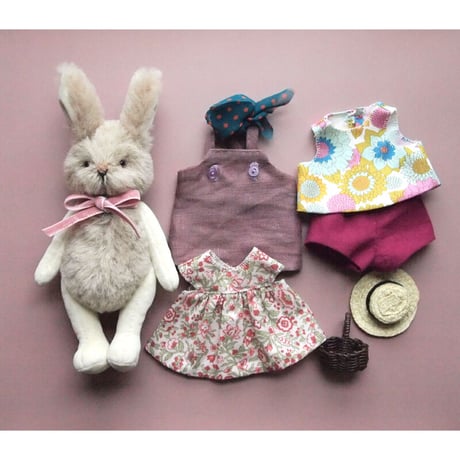 ciel étoilé  オリジナル rabbit 洋服付き  brown