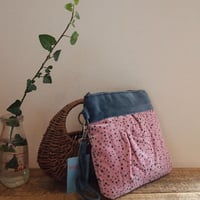Bagaille バガイユ ポーチ Dots M pink