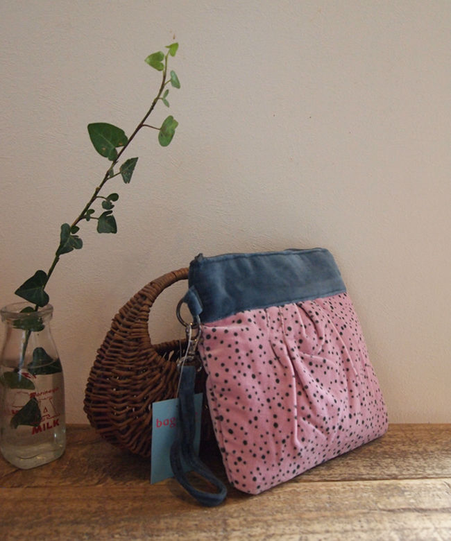 Bagaille バガイユ ポーチ Dots M pink | ALCHEMIST