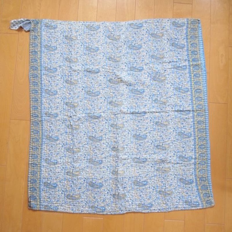 【美品】JEANETTE FARRIER kantha ヴィンテージキルト イギリス直輸入】ジャネット ファリア ヴィンテージカンタ