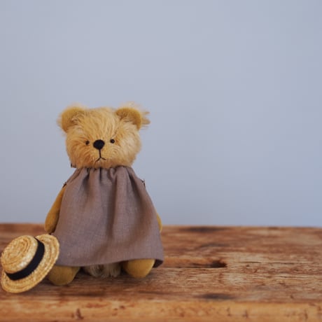 ciel étoilé  オリジナル teddybear with clothes mustard