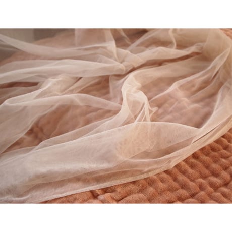 en fil d'Indienne カーテン Tulle curtain pearl  120x300