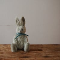 ciel étoilé  オリジナル Standard size teddy rabbit blue