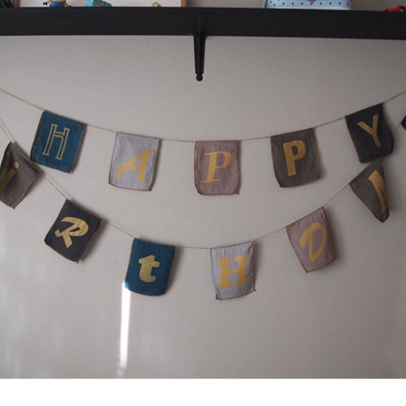 Numero74 ヌメロ74 appyBirthday Garland ハッピーバースデーガー