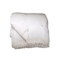 en fil d'Indienne マルチキルトカバー Etaine   Blanc 140x240
