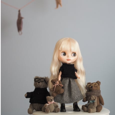 ciel étoilé  オリジナル mini bear brown