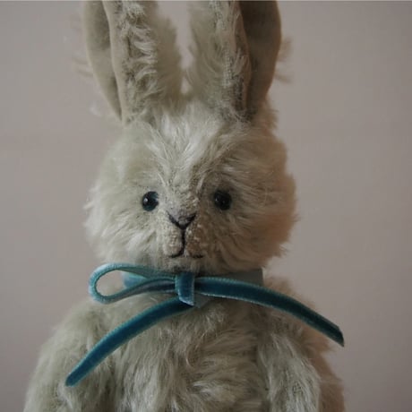 ciel étoilé  オリジナル Standard size teddy rabbit blue