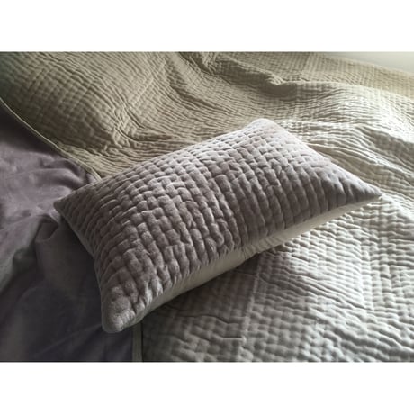en fil d'Indienne オンフィルダンディエンヌ クッションカバー Vague Beige 30x45【中材なし】
