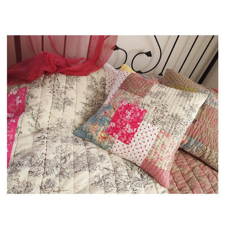 en fil d'Indienne オンフィルダンディエンヌ クッションカバー Jaipur ecru45x45【中材なし】
