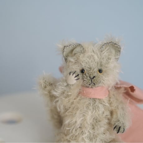 ciel étoilé  オリジナル Standard size teddy cat silver