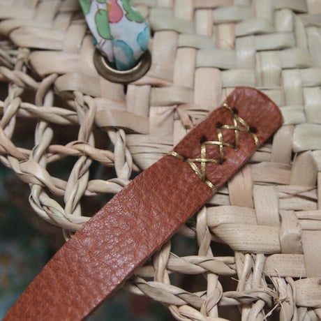 Souk Souk マルシェバッグ　withショルダー　レース　M