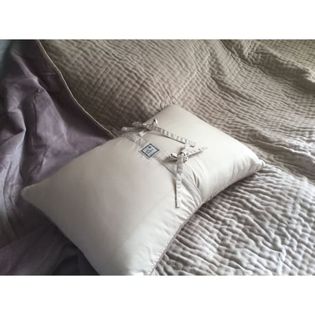 en fil d'Indienne オンフィルダンディエンヌ クッションカバー Vague Beige 30x45【中材なし】