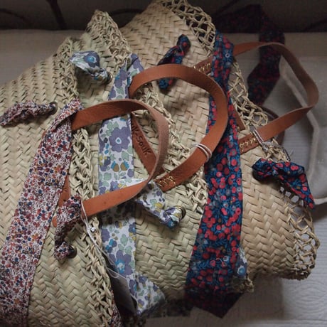 Souk Souk マルシェバッグ　withショルダー　レース　L