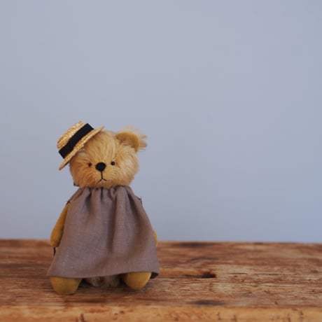 ciel étoilé  オリジナル teddybear with clothes mustard