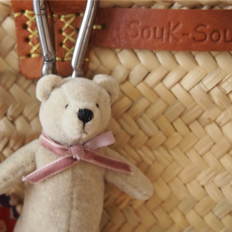 ciel étoilé  オリジナル keycharm bear beige